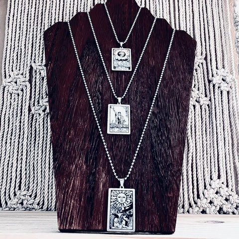 Personalized Set! Let ME choose a tarot necklace, either a tarot or oracle deck of my choice, and a pocket crystal, JUST FOR YOU.